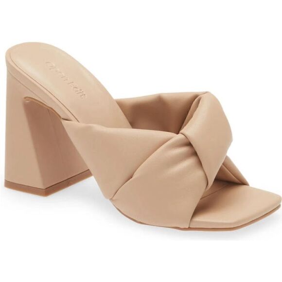 Open Edit Saydee Sandal, Color Nude Cream - Picture 2 of 14